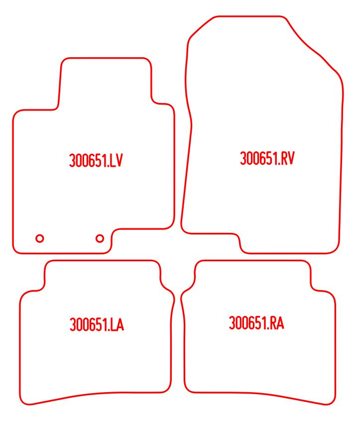 Automatten Hyundai Bayon (2021-Heden)