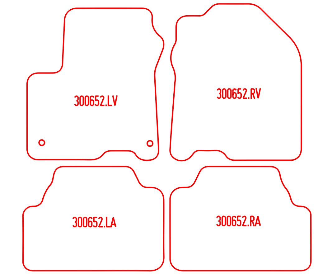 Automatten Hyundai Kona Electric (2018-2023)