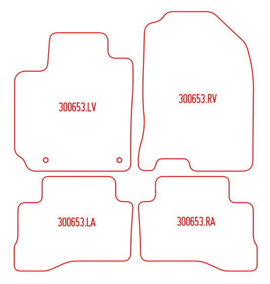Automatten Hyundai Kona (2017-2023)