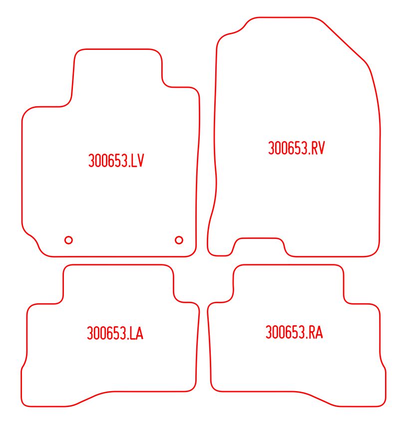 Automatten Hyundai Kona (2017-2023)