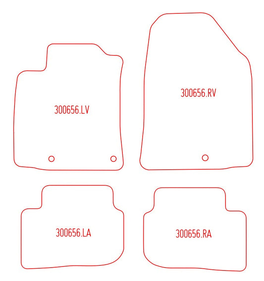 Automatten Hyundai Ioniq (electric) (2016-2019)