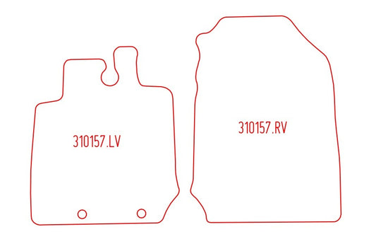 Automatten Isuzu D-max Double Cab / D-max Extended Cab / D-Max Single Cab (2019-Heden)