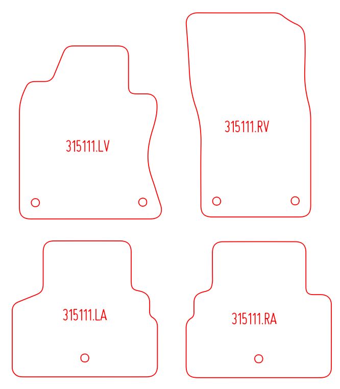 Automatten Infiniti Q60 (2016-Heden)
