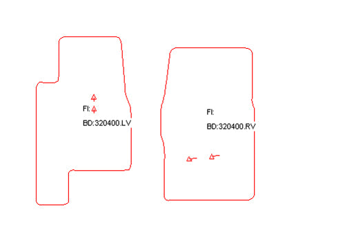 Automatten Iveco Massif pick-up / Massif suv (2007-2011)