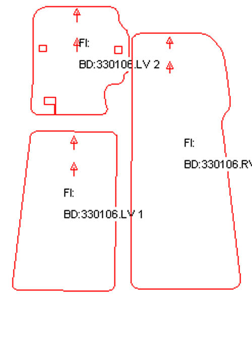 Automatten Jaguar XJ (serie 1) (1968-1973)