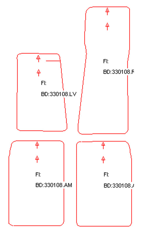 Automatten Jaguar XJ (serie 2) (1973-1979)