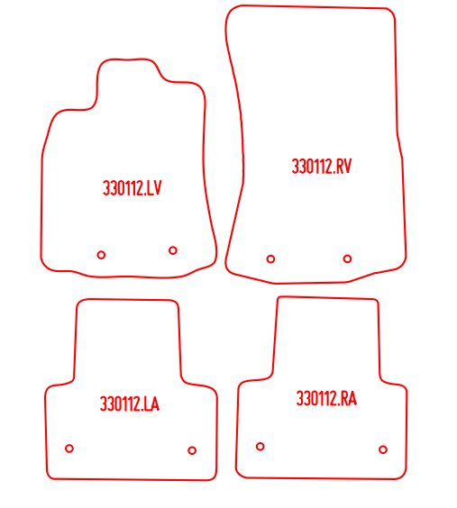 Automatten Jaguar XJ (X351) (2009-2020)