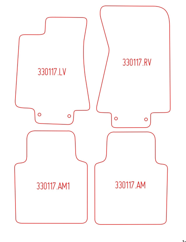 Automatten Jaguar XJ (X350) / XJ (X358) (2007-2007)