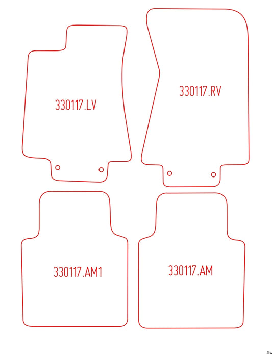 Automatten Jaguar XJ (X350) / XJ (X358) (2007-2007)