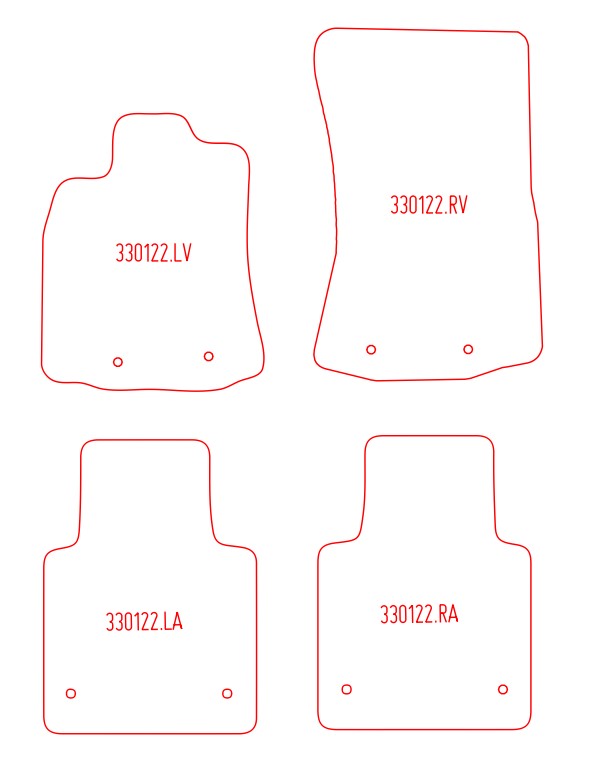 Automatten Jaguar XJ (X351) (2009-2020)