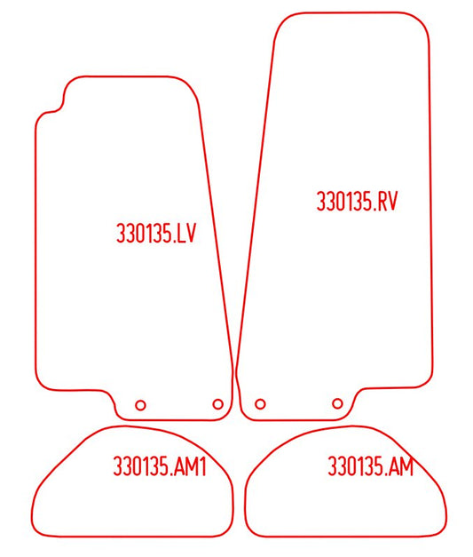 Automatten Jaguar XK coupe / XK Convertible cabriolet (1996-2006)