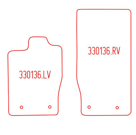 Automatten Jaguar XK coupe / XK Convertible cabriolet (2006-2015)