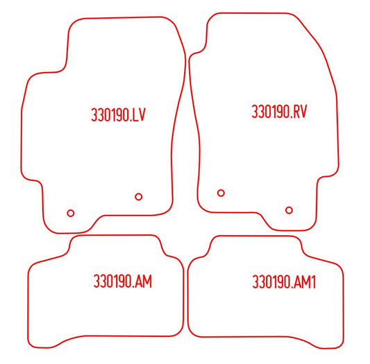 Automatten Jaguar X-Type sedan / X-Type Estate stationwagon (2004-2010)