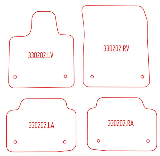 Automatten Jaguar I-Pace (2018-Heden)