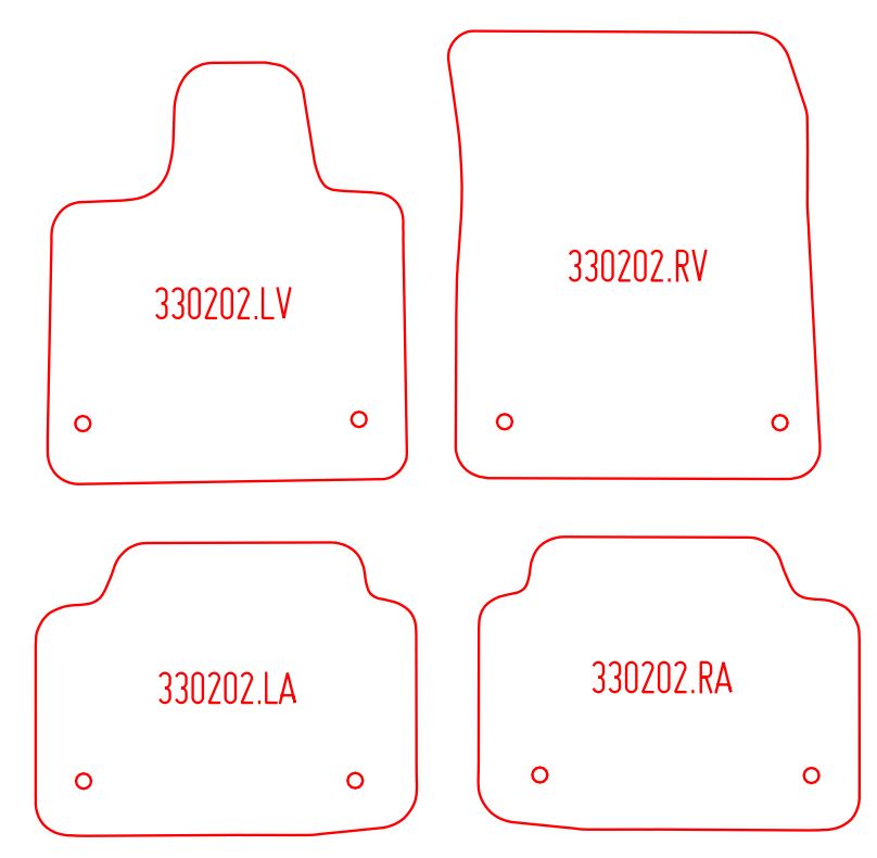 Automatten Jaguar I-Pace (2018-Heden)