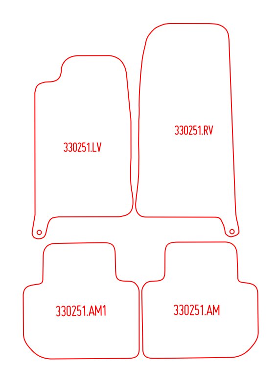 Automatten Jaguar XJ (SWB) (1994-2003)