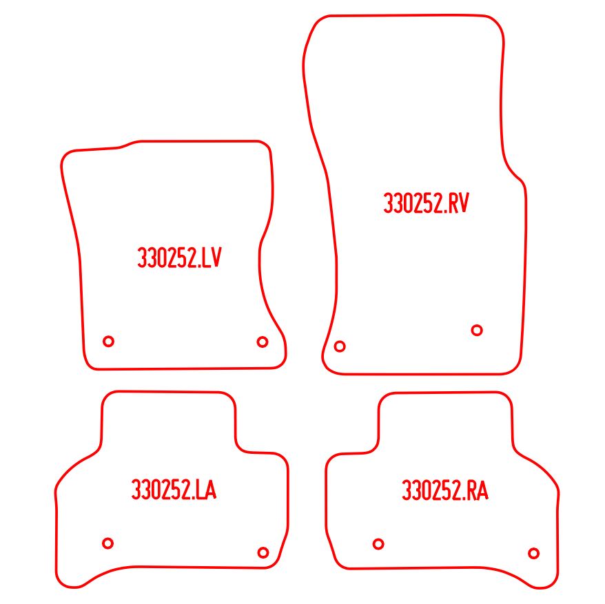 Automatten Jaguar XE (2015-Heden)