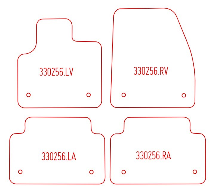 Automatten Jaguar E-pace (2021-Heden)
