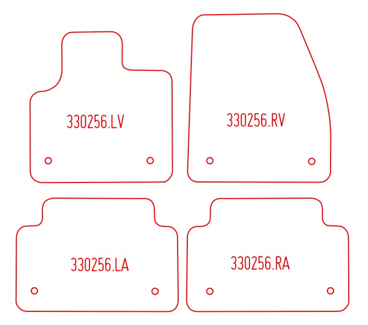 Automatten Jaguar E-pace (2021-Heden)