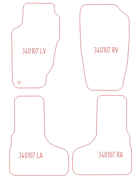 Automatten Jeep Cherokee (2005-2005)