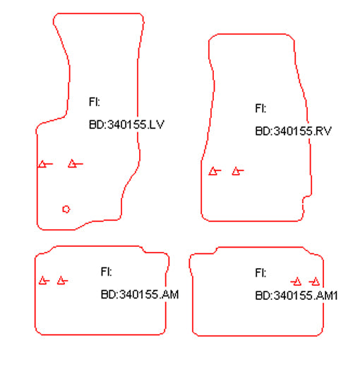 Automatten Jeep Commander (2006-2010)