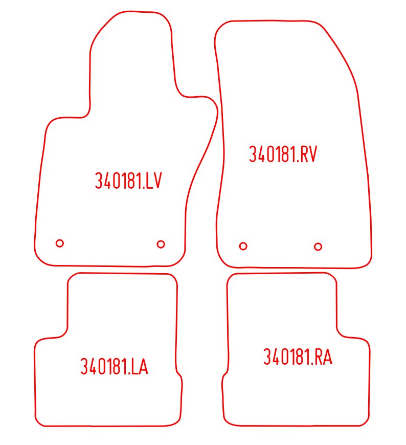 Automatten Jeep Renegade (2014-2015)