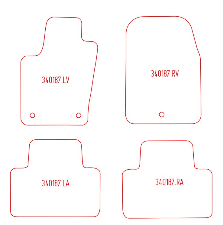 Automatten Jeep Grand Cherokee (2011-2022)