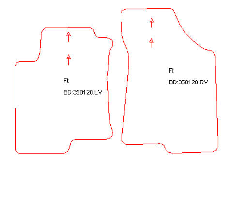 Automatten Kia Cerato hatchback / Cerato sedan (2004-2008)