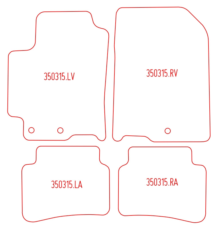 Automatten Kia Stonic (2017-Heden)