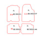 Automatten Kia Sephia hatchback / Sephia sedan (1994-1998)
