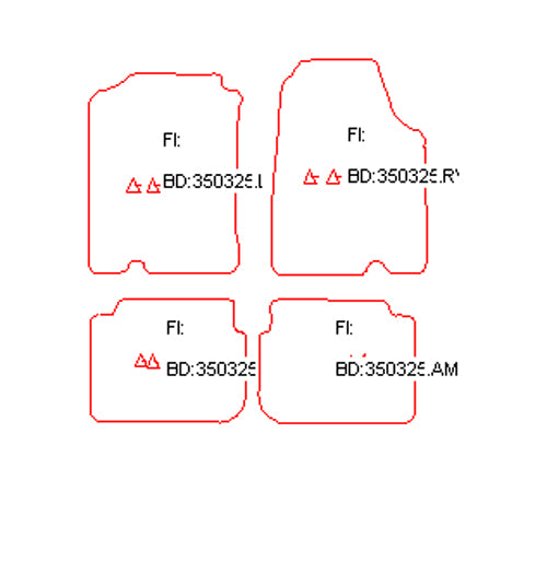 Automatten Kia Sephia hatchback / Sephia sedan (1994-1998)