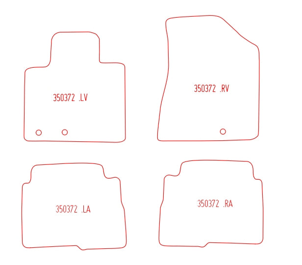 Automatten Kia Sorento (2009-2012)