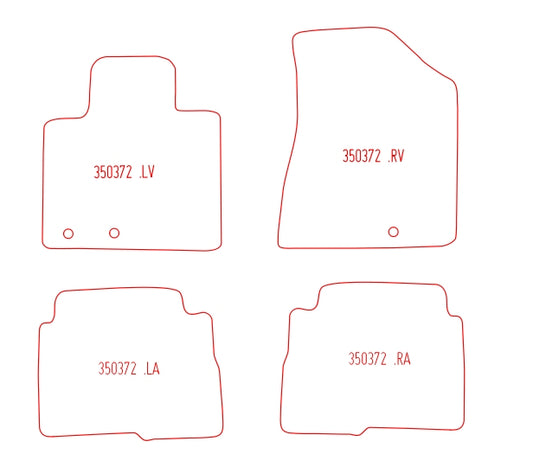 Automatten Kia Sorento (2009-2012)