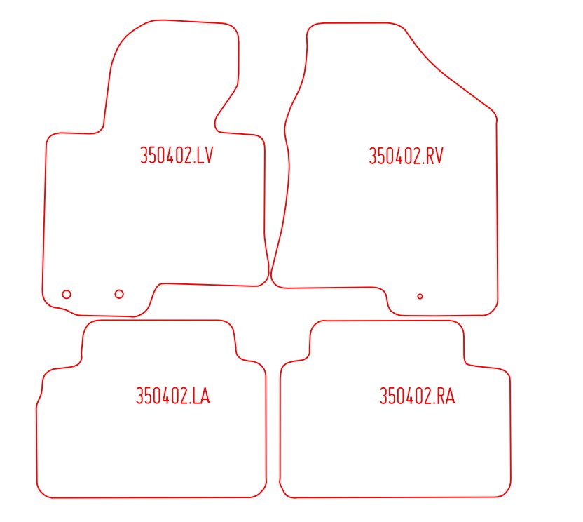 Automatten Kia Sportage (2010-2015)