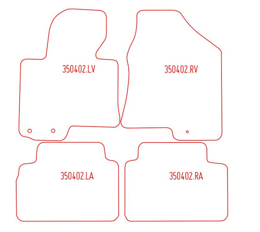 Automatten Kia Sportage (2010-2015)
