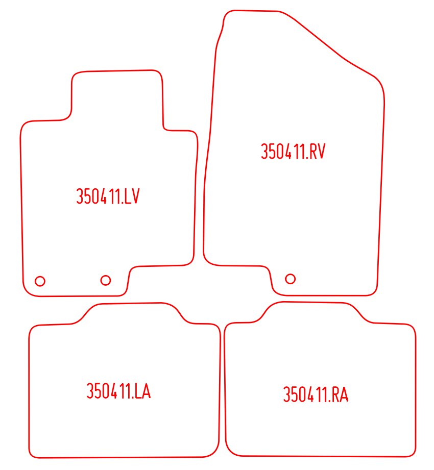 Automatten Kia Optima (2012-2015)