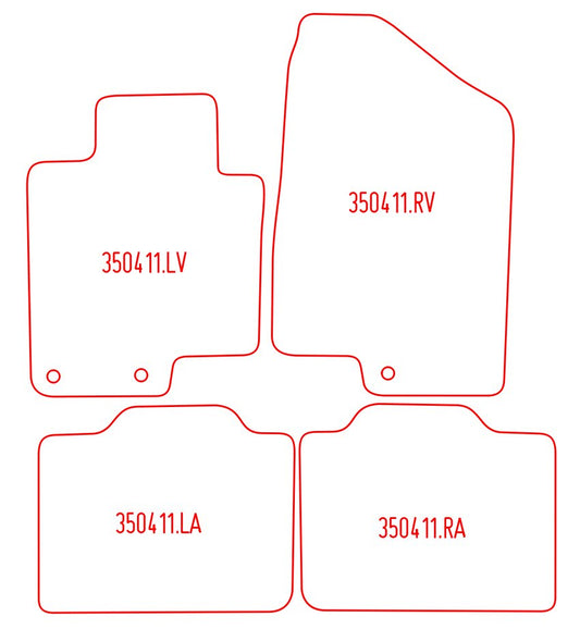 Automatten Kia Optima (2012-2015)