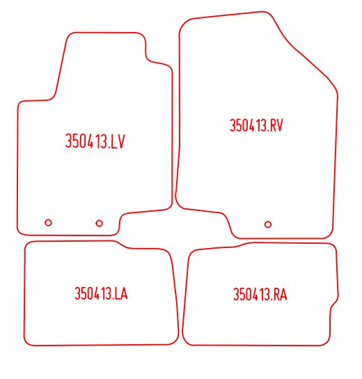 Automatten Kia Soul (2009-2013)