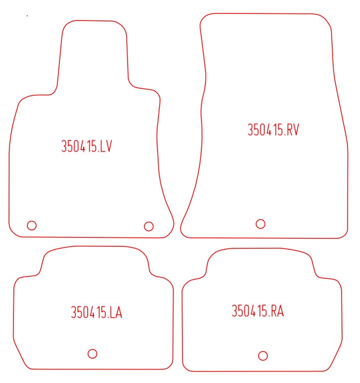 Automatten Kia Stinger (2017-Heden)