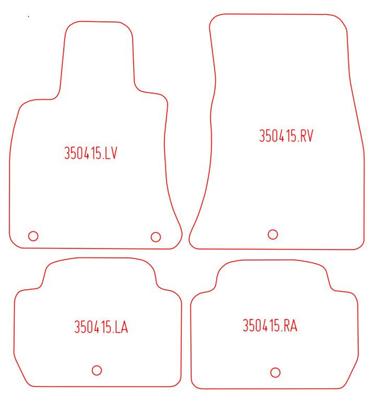 Automatten Kia Stinger (2017-Heden)