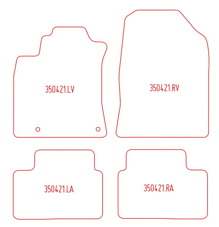 Automatten Kia XCeed (2019-Heden)