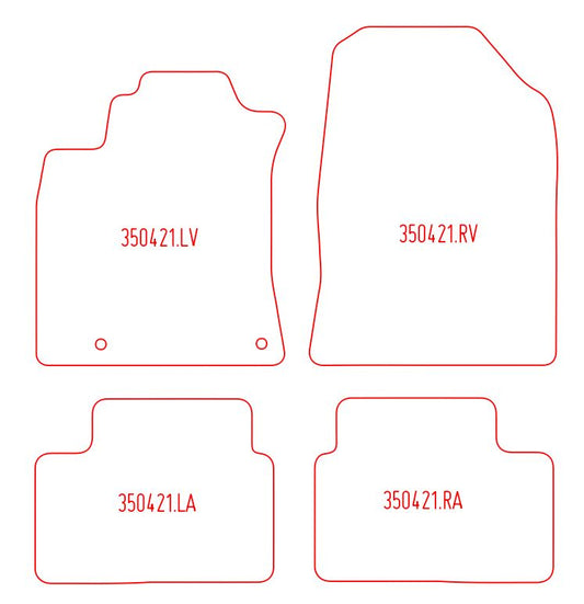 Automatten Kia XCeed (2019-Heden)