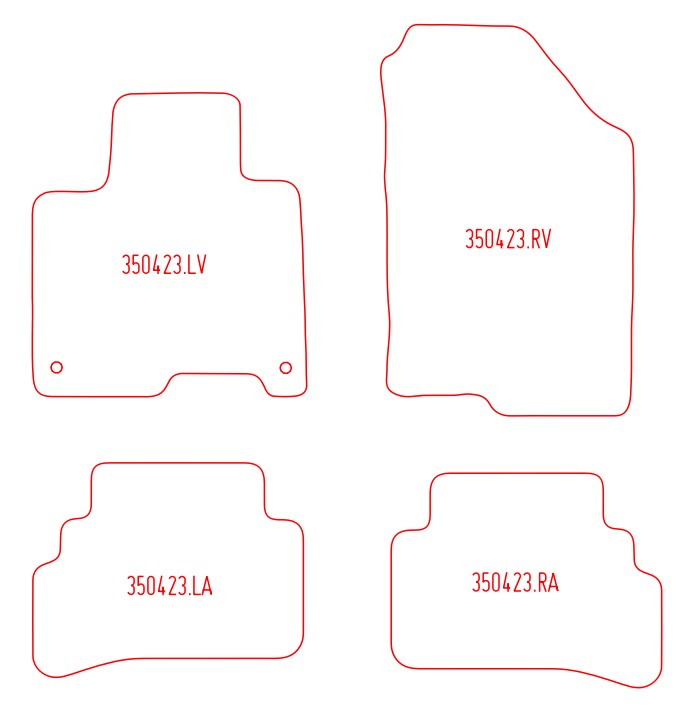 Automatten Kia Sportage (2021-Heden)