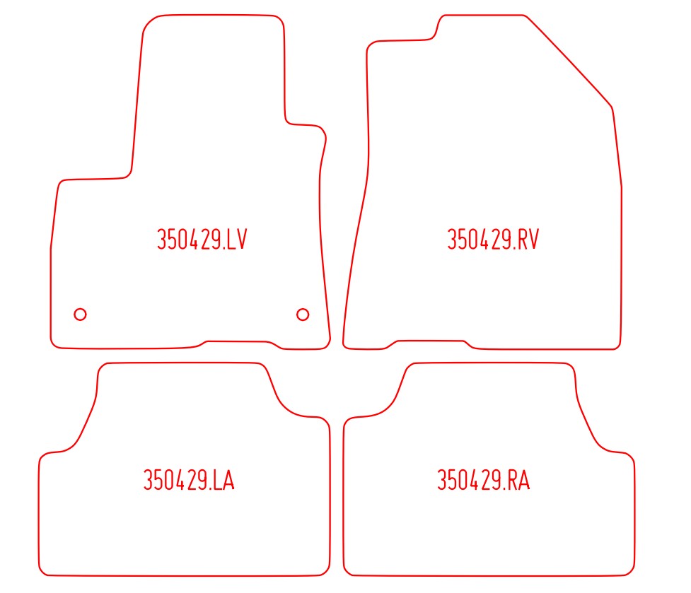 Automatten Kia e-Soul (2021-Heden)