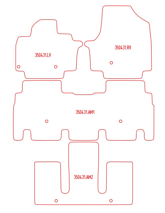 Automatten Kia EV9 (2023-Heden)