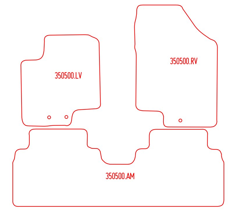 Automatten Kia Venga (2009-2020)