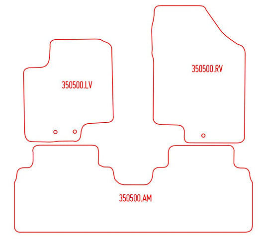 Automatten Kia Venga (2009-2020)