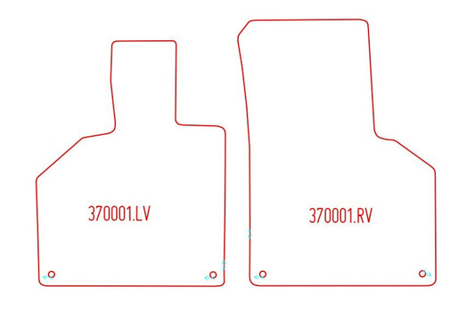 Automatten Lamborghini Gallardo coupe / Gallardo Spyder cabriolet (2006-Heden)