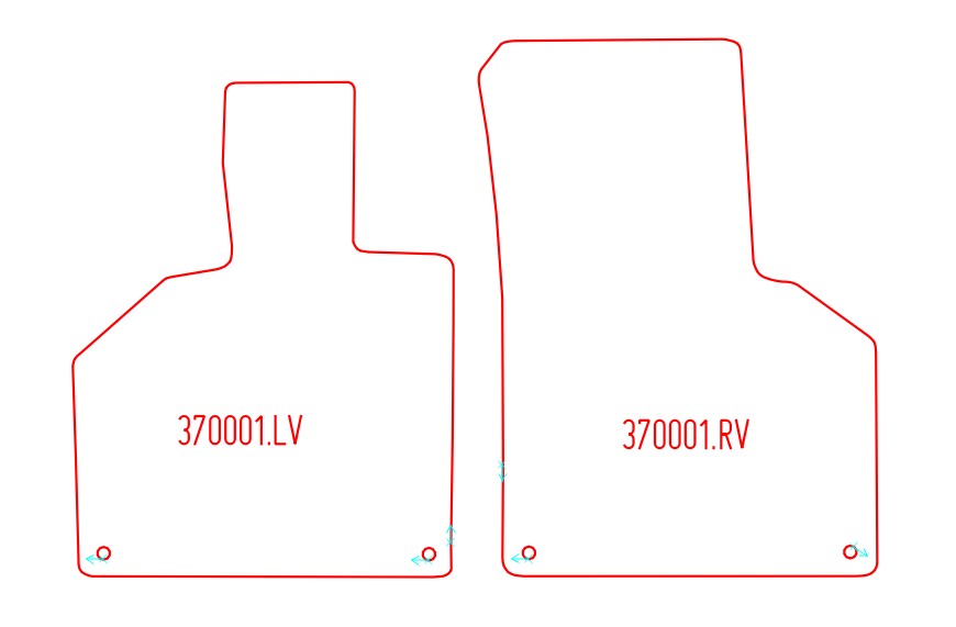 Automatten Lamborghini Gallardo coupe / Gallardo Spyder cabriolet (2006-Heden)
