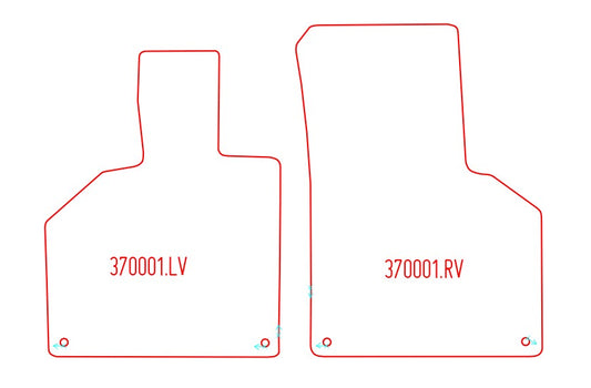 Automatten Lamborghini Gallardo coupe / Gallardo Spyder cabriolet (2006-Heden)